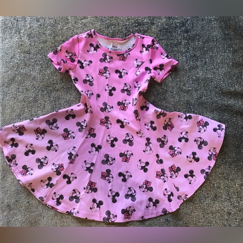 Pink Mini Mouse Skater skirt dress
